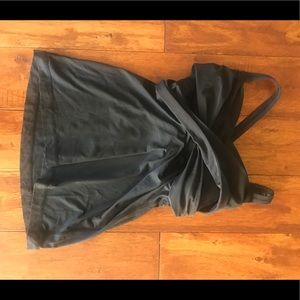 Lululemon Black Tank with Built in Bra Size 6